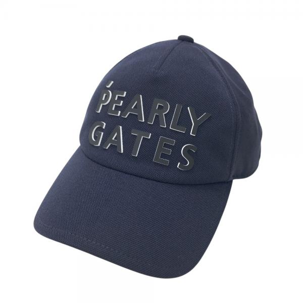 未使用　PEARLY GATES パーリーゲイツ キャップ ネイビー系 PEARLY GATES パーリーゲイツ キャップ ネイビー系 ランク：B