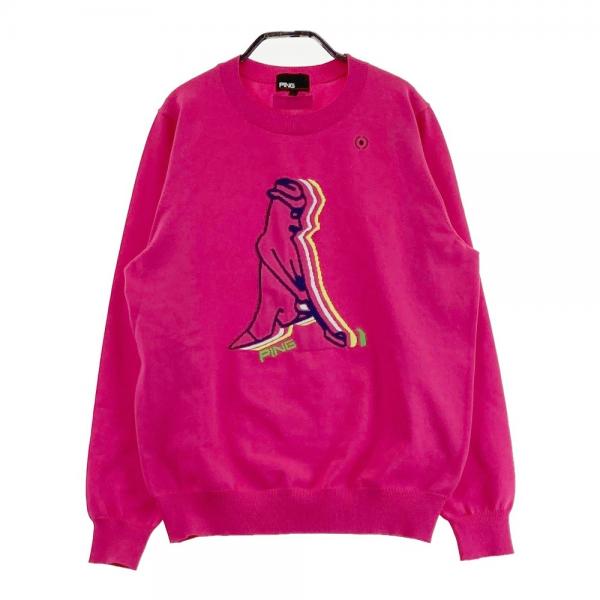 未使用 ピンゴルフ PING GOLF レディース ニットセーター Lサイズ 新品 ping ピン ゴルフウェア セーター ニット サイズL L｜Yahoo