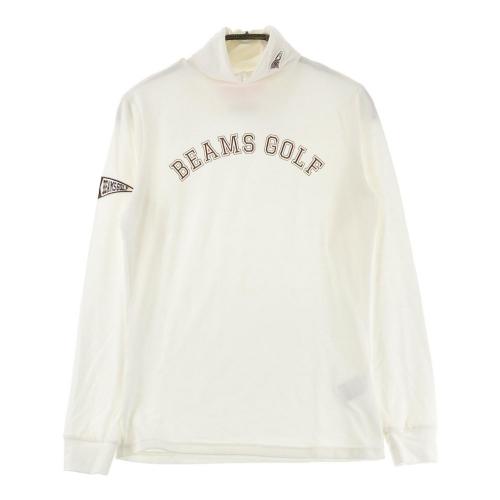 サイズ：M BEAMS GOLF ビームスゴルフ  タートルネック 長袖ニットセーター  ホワイト系 [240101421697] ゴルフウェア レディース ストスト BEAMS GOLF ビームスゴルフ タートルネック 長袖ニットセーター