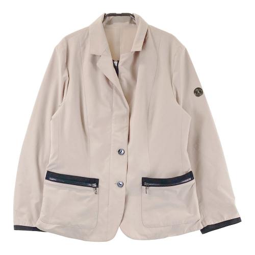 サイズ：38 LANVIN SPORT ランバン スポール  ジップジャケット 薄手 チェック柄 レッド系 [240101463277] ゴルフウェア レディース ストスト 新品】LANVIN SPORT ランバン スポール ジップジャケット 薄手