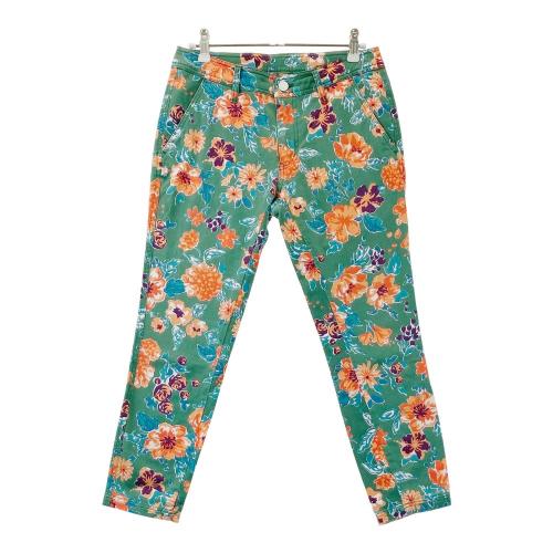 JACK BUNNY ジャックバニー クロップド ストレッチ パンツ 花柄
