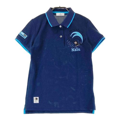 MUNSING WEAR マンシングウェア 半袖ポロシャツ ネイビー系