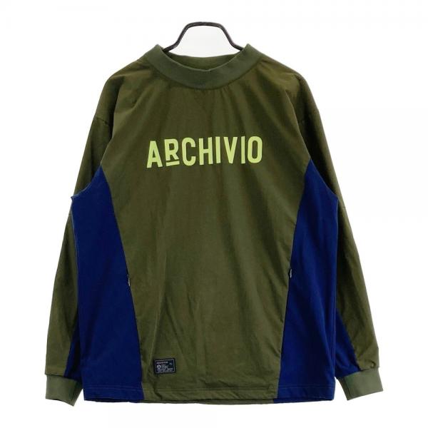 サイズ：48 ARCHIVIO アルチビオ  モックネック 切替 ブルゾン  カーキ系 [240101462988] ゴルフウェア メンズ ストスト ARCHIVIO アルチビオ モックネック 切替 ブルゾン カーキ系