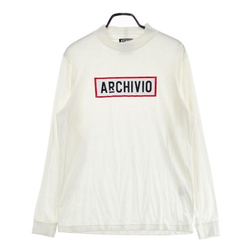ARCHIVIO アルチビオ ポロシャツ バックプリント メンズ サイズ50 白 ARCHIVIO アルチビオ ポロシャツ バックプリント メンズ サイズ
