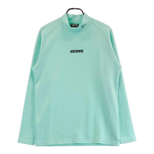 サイズ：50 ARCHIVIO アルチビオ 2024年 長袖ハイネックTシャツ  ホワイト系 [240101427057] ゴルフウェア メンズ ストスト ARCHIVIO アルチビオ 2024年 長袖ハイネックTシャツ ホワイト系