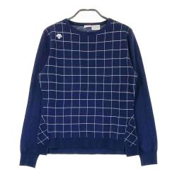 DESCENTE GOLF デサントゴルフ ウェア ニット 長袖 チェック柄 DESCENTE GOLF(デサントゴルフ) ニット｜中古ゴルフウェア通販