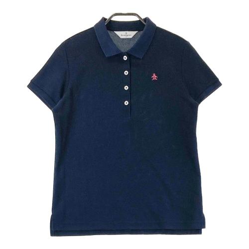 MUNSING WEAR マンシングウェア 半袖ポロシャツ ネイビー系