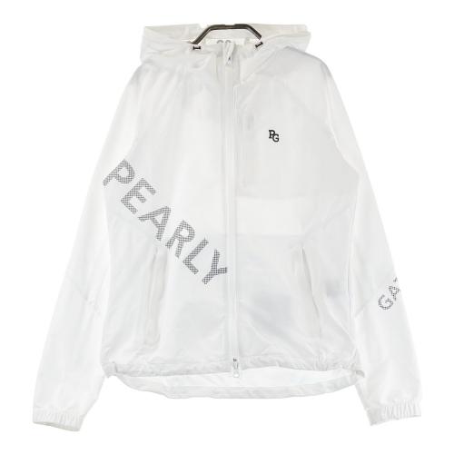 サイズ：1 PEARLY GATES パーリーゲイツ 055-272965 フード付 ニット ジップジャケット バナナ 総柄 イエロー系 [240101426451] ゴルフウェア レディース ストスト サイズ：1 PEARLY GATES パーリーゲイツ 055-272965 フード付