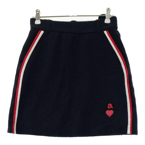 ARCHIVIO アルチビオ ニットスカート 総柄 ブラック系 サイズ：38