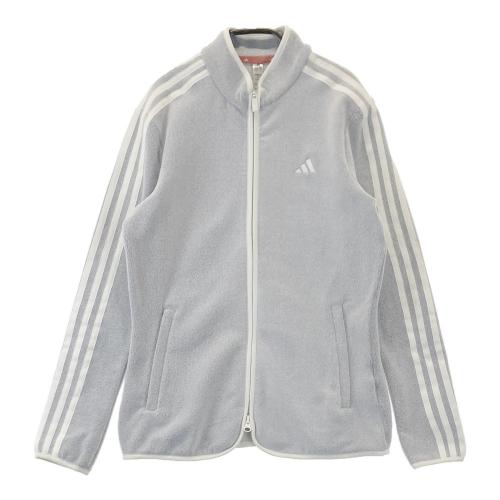 サイズ：L ADIDAS GOLF アディダスゴルフ 2023年モデル フリース ジャケット スカート 上下セット  グレー系 [240101463408] ゴルフウェア レディース ストスト ADIDAS GOLF アディダスゴルフ 2023年モデル フリース