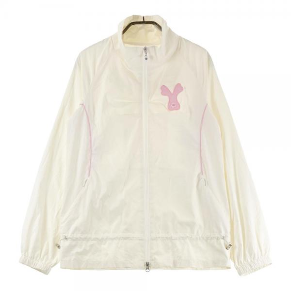 サイズ：40 M.U SPORTS エムユースポーツ  ジップジャケット  ベージュ系 [240101463425] ゴルフウェア レディース ストスト M.U SPORTS エムユースポーツ ジップジャケット ベージュ系