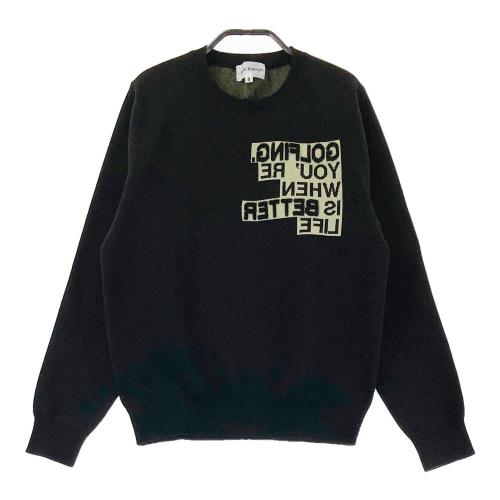 サイズ：M LE COQ GOLF ルコックゴルフ 2024年モデル カシミヤ ニット セーター  ブラック系 [240101422778] ゴルフウェア レディース ストスト LE COQ GOLF ルコックゴルフ 2024年モデル カシミヤ ニット
