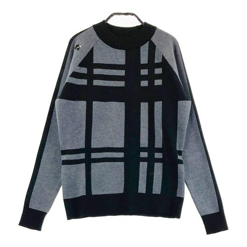 DESCENTE GOLF デサントゴルフ ; モックネック ニットセーター