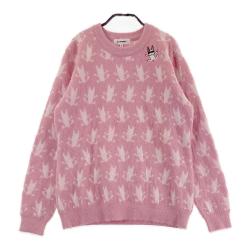 サイズ：40 M.U SPORTS エムユースポーツ  ニット セーター  ピンク系 [240101463529] ゴルフウェア レディース ストスト M.U SPORTS エムユースポーツ ニット セーター ピンク系 サイズ