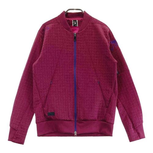 サイズ：M OAKLEY オークリー 411924JP 長袖ジャケット スカル刺繍 総柄 パープル系 [240101452318] ゴルフウェア メンズ ストスト OAKLEY オークリー 411924JP 長袖ジャケット スカル刺繍 総柄