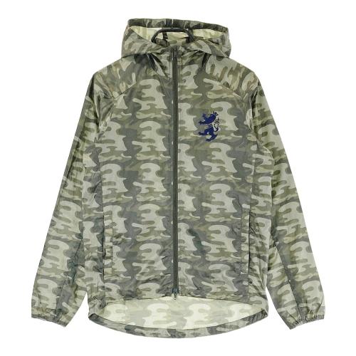 サイズ：L ADMIRAL アドミラル  インナー付 長袖ブルゾン 迷彩 カモフラ柄 ブルー系 [240101412955] ゴルフウェア メンズ ストスト ADMIRAL アドミラル インナー付 長袖ブルゾン 迷彩 カモフラ柄