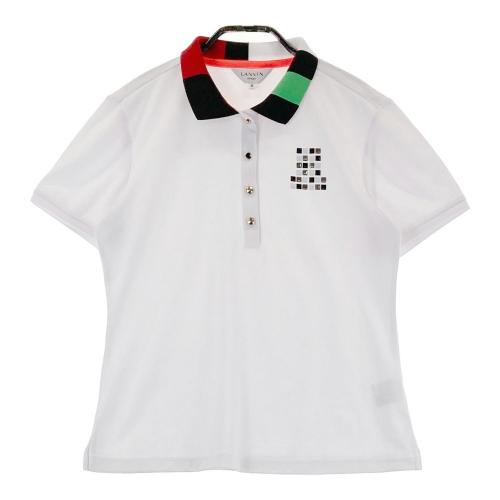 サイズ：38 LANVIN SPORT ランバン スポール  半袖 ポロシャツ  グリーン系 [240101445090] ゴルフウェア レディース ストスト LANVIN SPORT ランバン スポール ; 半袖ポロシャツ グリーン系