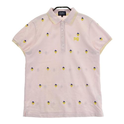 PEARLY GATES - パーリーゲイツ☆半袖ポロシャツ☆中古☆サイズ②☆ピンク 1240101238349_2.jpg