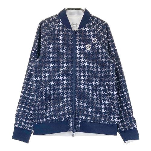 サイズ：38 ZOY ゾーイ  ベロア ジップジャケット  パープル系 [240101487744] ゴルフウェア レディース ストスト ZOY ゾーイ ベロア ジップジャケット パープル系 サイズ：38