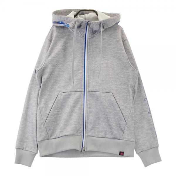 サイズ：2 NEW BALANCE GOLF ニューバランス  ジップパーカー 裏起毛  グレー系 [240101465030] ゴルフウェア レディース ストスト NEW BALANCE GOLF ニューバランス ジップパーカー 裏起毛 グレー