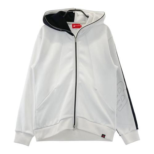 サイズ：1 NEW BALANCE GOLF ニューバランス ; ニット ジップパーカー ゼブラ柄 ホワイト系 [240101424592] ゴルフウェア レディース ストスト NEW BALANCE GOLF ニューバランス ; ニット ジップパーカー