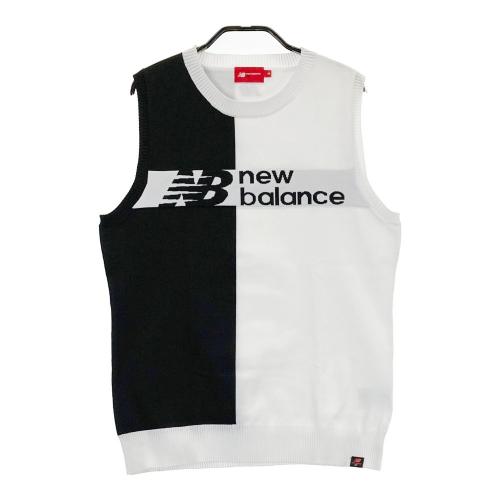サイズ：2 NEW BALANCE GOLF ニューバランス  モックネック半袖Tシャツ レース ボーダー柄 ホワイト系 [240101466356] ゴルフウェア レディース ストスト サイズ：2 NEW BALANCE GOLF ニューバランス モックネック半袖T
