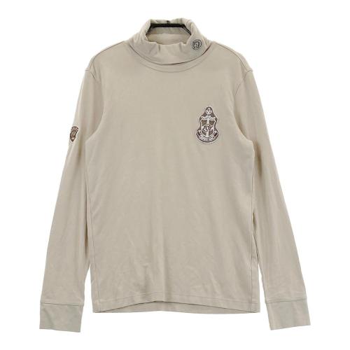 ZOY ゾーイ ハイネック 長袖Tシャツ ボーダー柄 ピンク系 サイズ