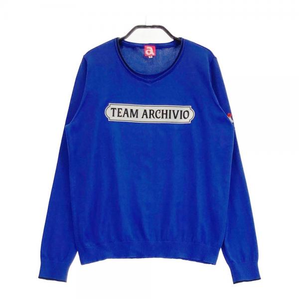 サイズ：38 ARCHIVIO アルチビオ  ニットセーター  ネイビー系 [240101465482] ゴルフウェア レディース ストスト ARCHIVIO アルチビオ ニットセーター ネイビー系 サイズ：38