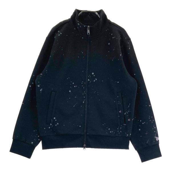 サイズ：M NEW ERA ニューエラ ; ジップ 長袖ジャケット  ブラック系 [240101465571] ゴルフウェア メンズ ストスト NEW ERA ニューエラ ; ジップ 長袖ジャケット ブラック系 サイズ