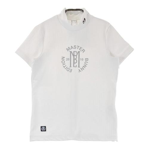 サイズ：0 MASTER BUNNY EDITION マスターバニーエディション 2023年 半袖ハイネックTシャツ  ホワイト系 [240101471256] ゴルフウェア レディース ストスト MASTER BUNNY EDITION マスターバニーエディション 2023年 半袖