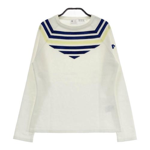 サイズ：L DESCENTE GOLF デサントゴルフ ; モックネック ニットセーター  グレー系 [240101381656] ゴルフウェア レディース ストスト モックネックセーター | デサントゴルフ公式