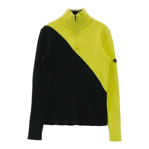 DESCENTE GOLF デサントゴルフ 長袖ジップジャケット プリント