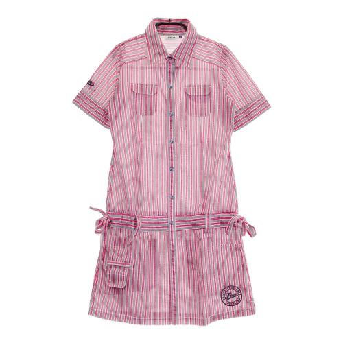 FILA - 【フィラゴルフ】GOLF ゴルフ 中綿 ワンピース ラメ ロゴ M 黒×ピンク 752402-01.jpg