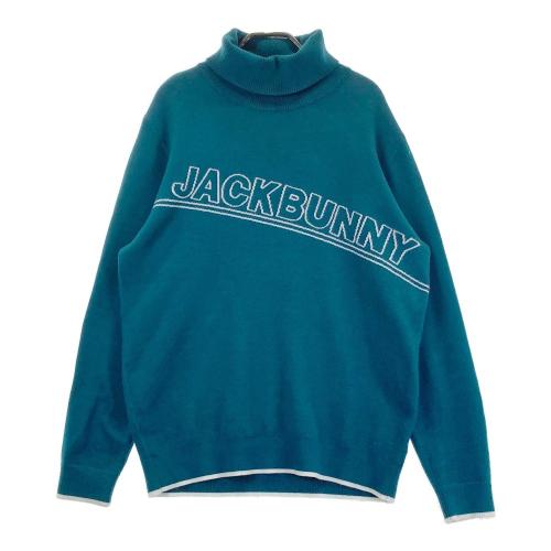 訳あり商品 JACK BUNNY ジャックバニー タートルネック ニットセーター 総柄 レディースウェア