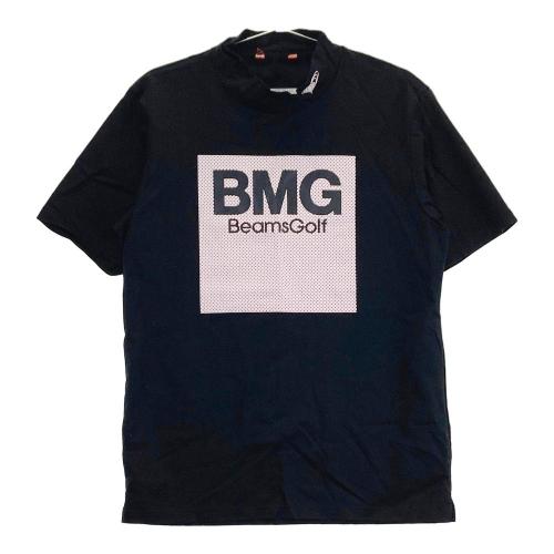 BEAMS GOLF ビームスゴルフ モックネック 半袖Tシャツ ブラック