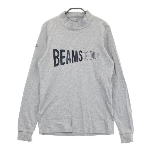 サイズ：XL BEAMS GOLF ビームスゴルフ  裏起毛長袖ポロシャツ  グレー系 [240101434337] ゴルフウェア メンズ ストスト BEAMS GOLF ビームスゴルフ 裏起毛長袖ポロシャツ グレー系