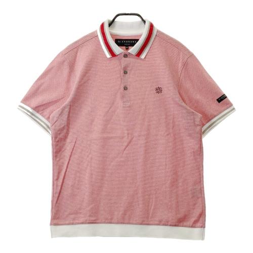 サイズ：LL ST ANDREWS セントアンドリュース  半袖ポロシャツ  レッド系 [240101424211] ゴルフウェア メンズ ストスト ST ANDREWS セントアンドリュース 半袖ポロシャツ レッド系