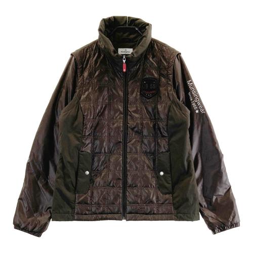 秋冬 2way 着用1回 マンシングウェア ゴルフリバーシブル中綿