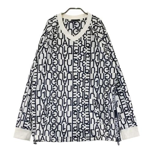 1PIU1UGUALE3 GOLF 蓄熱スニードジャック 総柄 ホワイト系