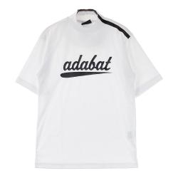 サイズ：48 ADABAT アダバット  ハイネック 半袖Tシャツ  ブラック系 [240101489043] ゴルフウェア メンズ ストスト サイズ：48 ADABAT アダバット ハイネック 半袖Tシャツ ブラック