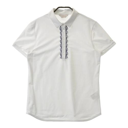 ADABAT アダバット ハーフジップ 五分袖Tシャツ ホワイト系