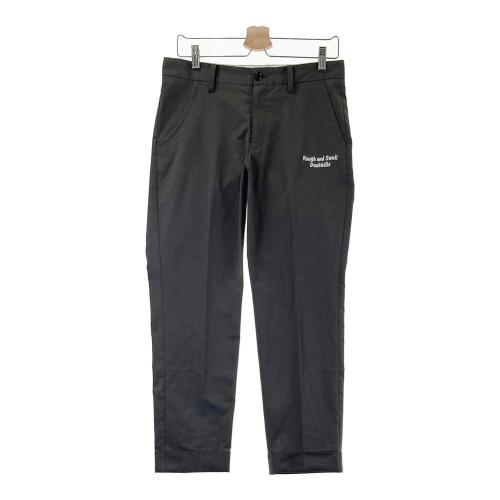 coco 中古 ラフ＆スウェル rough&amp;swell メンズ パンツ S 黒×グレー ロングパンツ 裏微起毛 グレンチェック柄 coco 中古 ラフ＆スウェル rough&swell メンズ パンツ S 黒