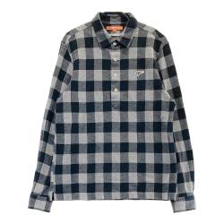 未使用 定価17,000 ビームスゴルフ チェック ポロシャツ M ブラック