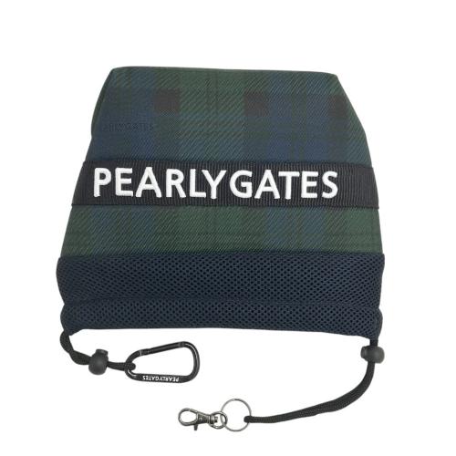 PEARLY GATES パーリーゲイツ  アイアンカバー ニコちゃん メッシュ切替  ブルー系  [240101492891] ゴルフウェア ストスト PEARLY GATES パーリーゲイツ アイアンカバー ニコちゃん