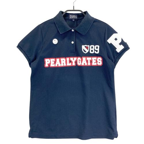 PEARLY GATES パーリーゲイツ 半袖ポロシャツ ネイビー系 サイズ