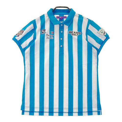 サイズ：L BEAMS GOLF ビームスゴルフ 2025年 シアサッカー パンツ ストライプ柄 ブルー系 [240101488557] ゴルフウェア レディース ストスト BEAMS GOLF ビームスゴルフ 2025年 シアサッカー パンツ