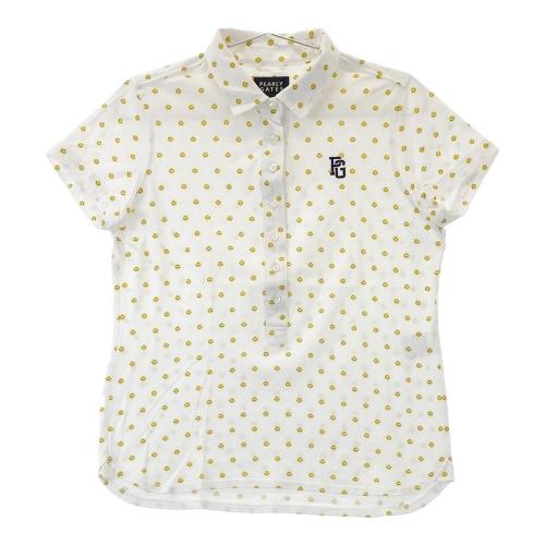 パーリーゲイツ　ニコちゃん柄　ポロシャツ reonard_1-240001124885