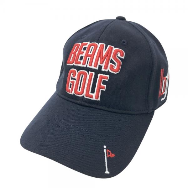 BEAMS GOLF ビームスゴルフ キャップ ネイビー系 ランク：A