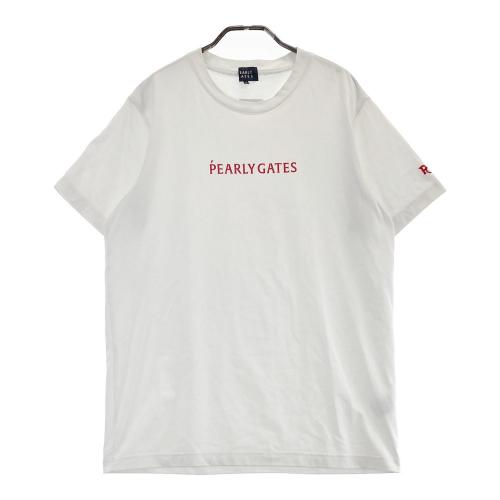 PEARLY GATES パーリーゲイツ ハイネック 半袖Tシャツ ホワイト