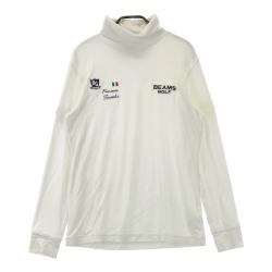 サイズ：M BEAMS GOLF ビームスゴルフ  タートルネック 長袖Tシャツ  ホワイト系 [240101468421] ゴルフウェア メンズ ストスト BEAMS GOLF ビームスゴルフ タートルネック 長袖Tシャツ